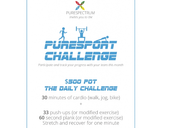 flyer for fitness challenge