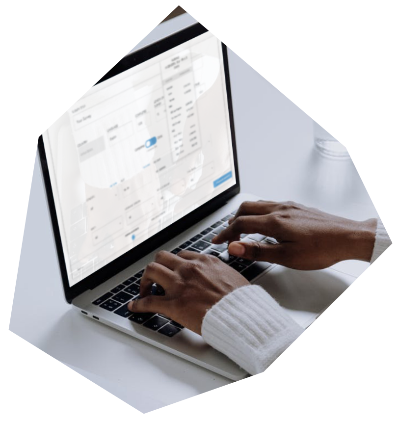 What are you waiting for? black hands typing on laptop