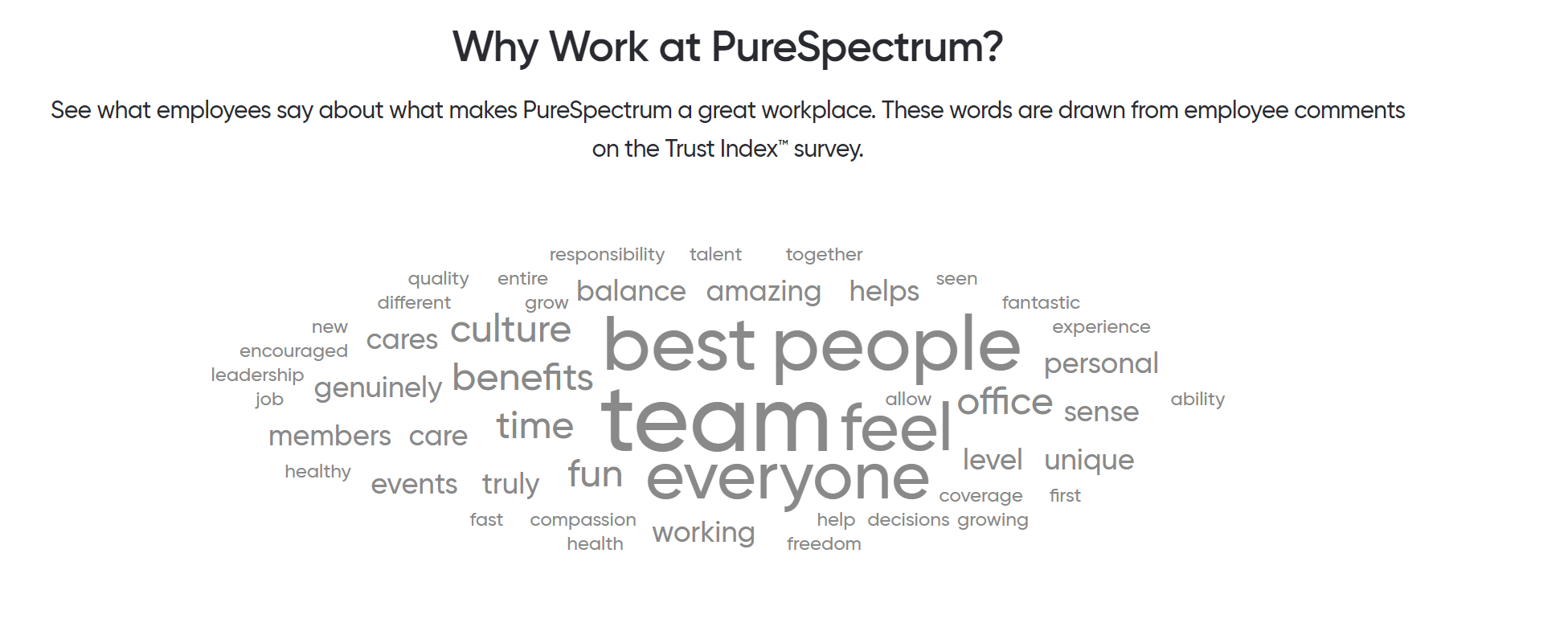 Employee Word cloud