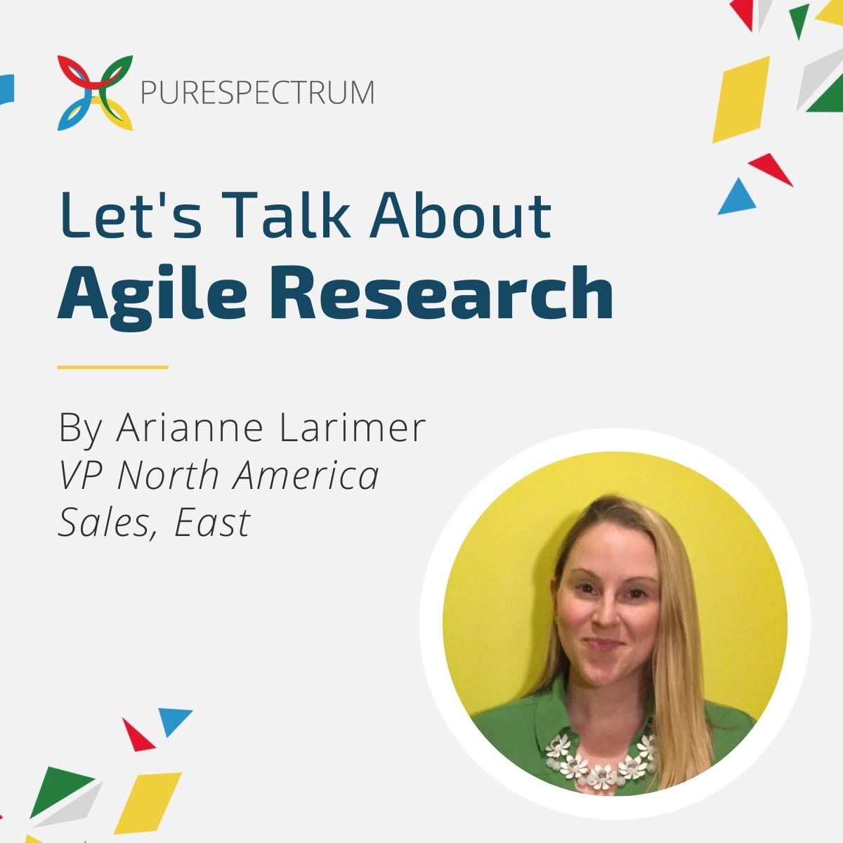 let's talk about agile research by arianne larimer