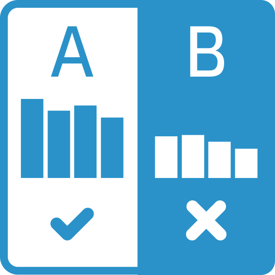 A/B test icon