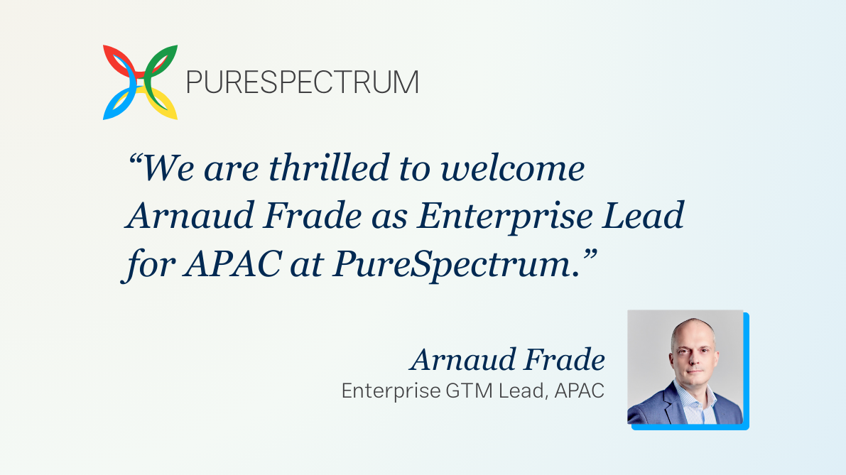 PureSpectrum Appoints Arnaud Frade as Enterprise GTM Lead for APAC