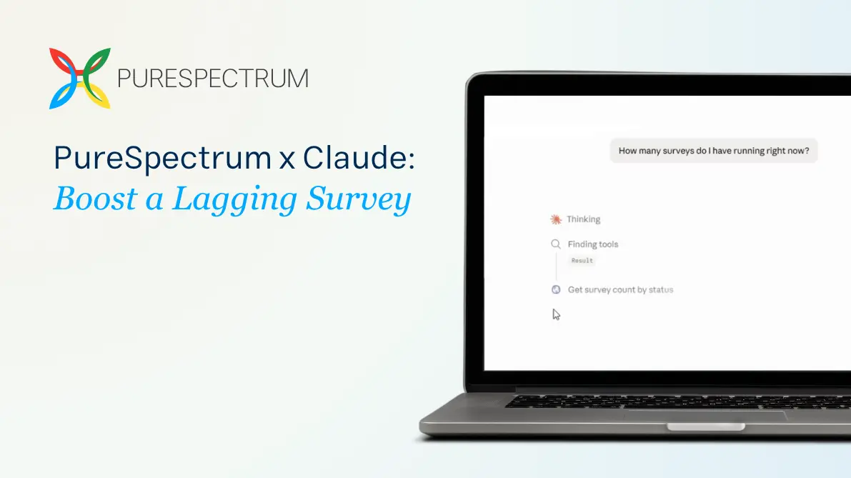 PureSpectrum x Claude: <span>Boost a Lagging Survey<span>